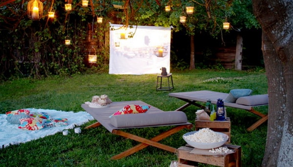 Ideas para salas de cine al aire libre