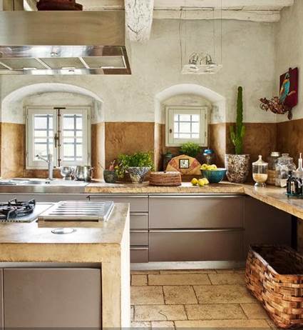 Decoración de cocinas con estilo toscano