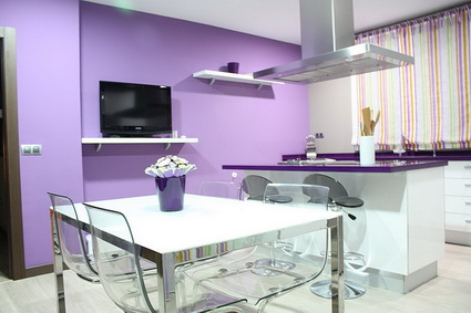 Cocinas violeta