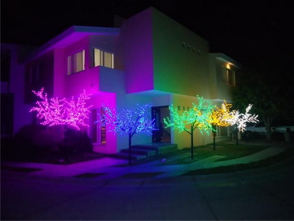 Árboles de leds para decorar