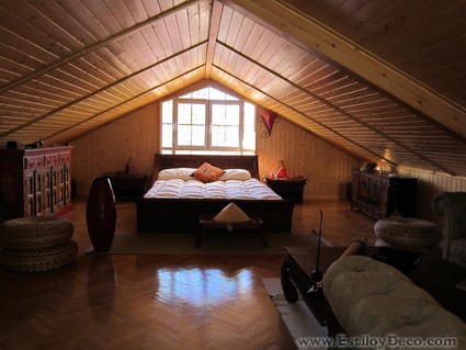 Una buhardilla con doble función y mucha personalidad - Decoración de