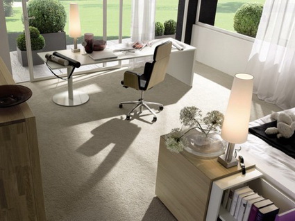 Decoración de oficina moderna