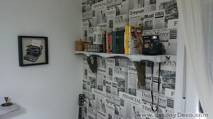 Una casa decorada con reciclaje