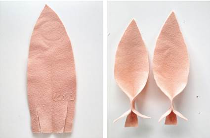 Orejas de conejo de pascua