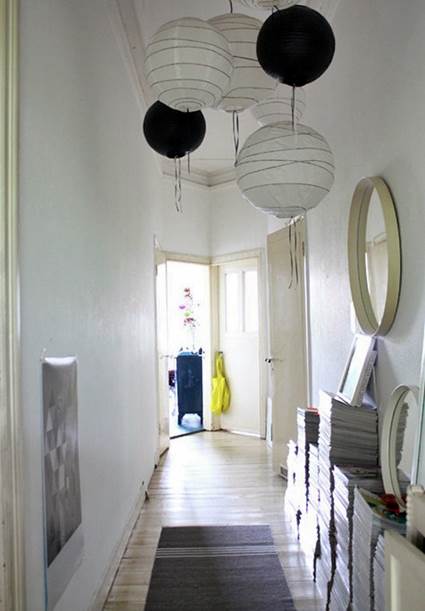 Lámparas para decorar pasillos