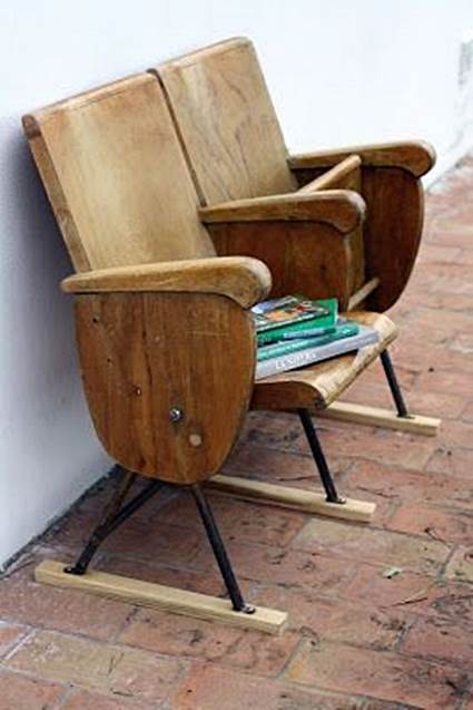 Butacas de cine o teatro para decorar