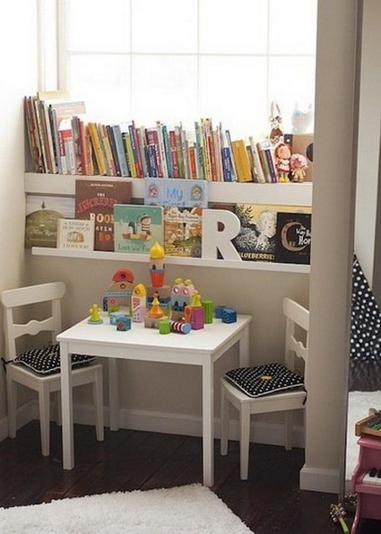 Espacio de lectura infantil