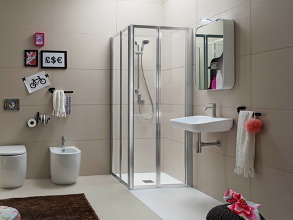 Duchas en esquinas