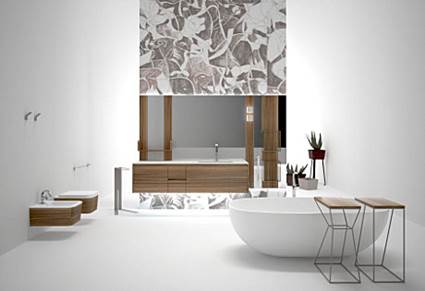 Baño minimalista