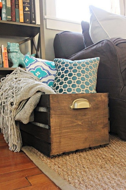 Decorar con cajones de madera