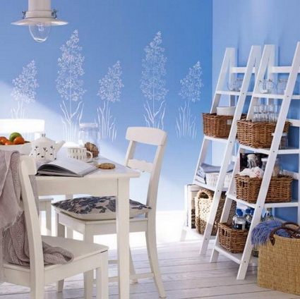 Comedor azul