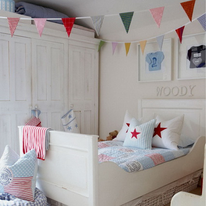 Decoración con banderines