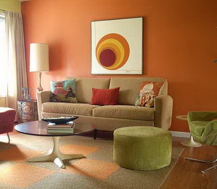 Color en una sala pequeña