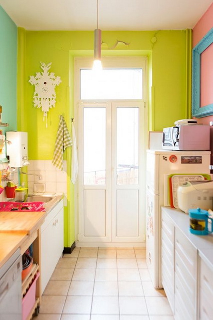 Cocina en colores neón