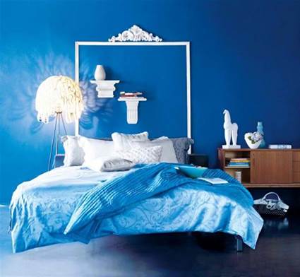 Dormitorio azul