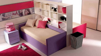 Habitación infantil dividida en dos