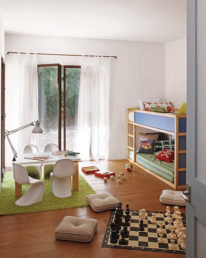 Dormitorio infantil compartido