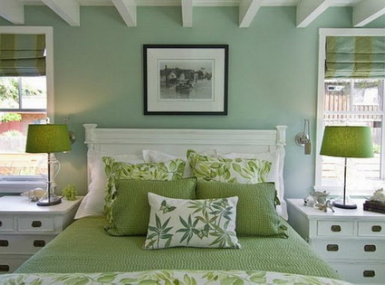 Dormitorios en color verde - Decoración de Interiores y Exteriores