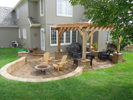 Pérgola en el patio