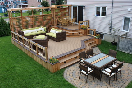 Madera en patios
