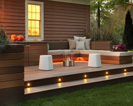 Iluminación en deck