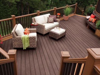 Patio con deck