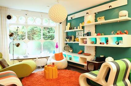 Decoración estilo retro
