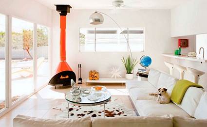 Decoración estilo años 60