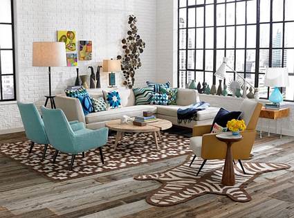 Salones con estilo retro