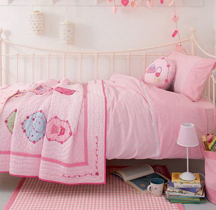 Ropa de cama rosa