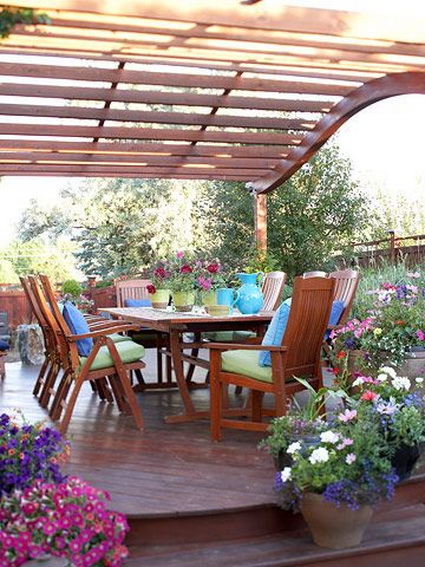 Pérgola para el patio