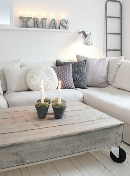 Mesa DIY con ruedas