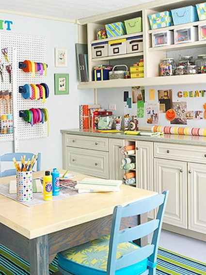 Ideas para rincones de manualidades