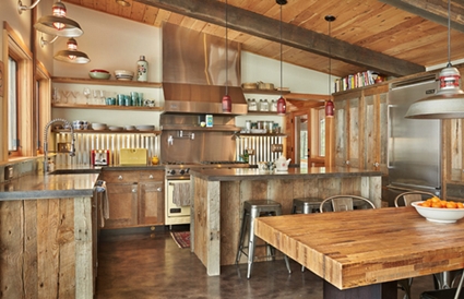 Cocina rústica