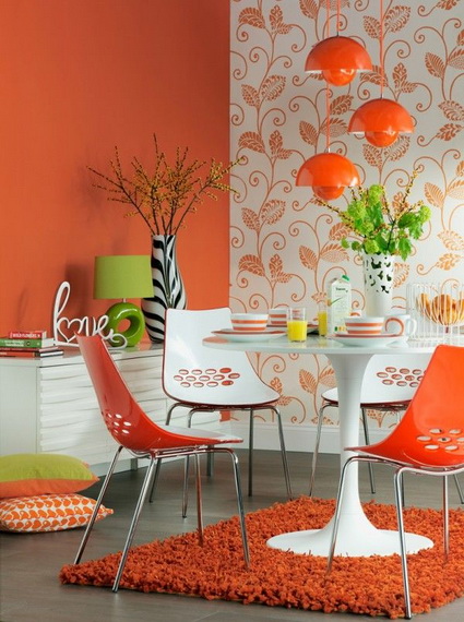 Comedor naranja