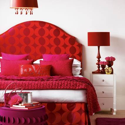 Dormitorio rojo