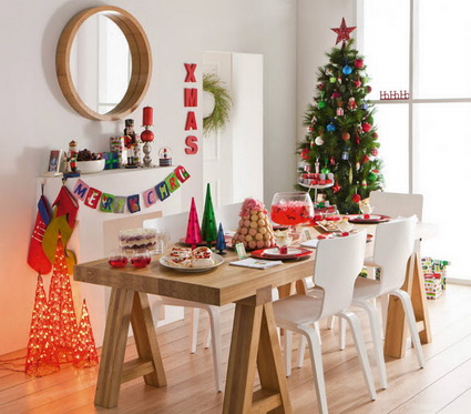 Zonas de la casa para decorar en Navidad