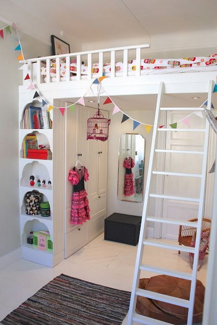 Habitación infantil tipo loft