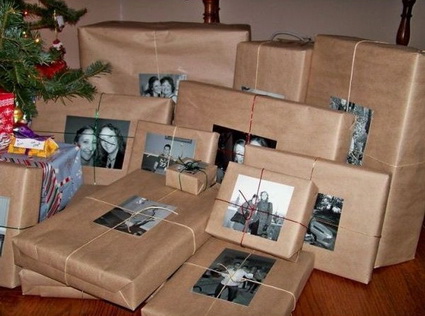 Envolturas de regalo personalizadas con fotos