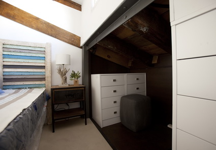 Dormitorio de un apartamento de 34 m2