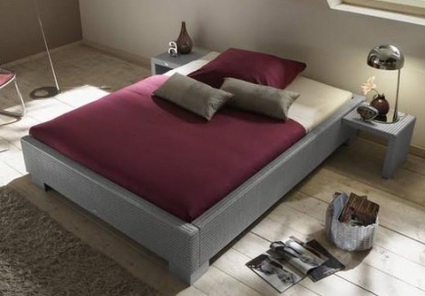 Cama de rattan