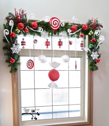 Deco navideña para ventanas