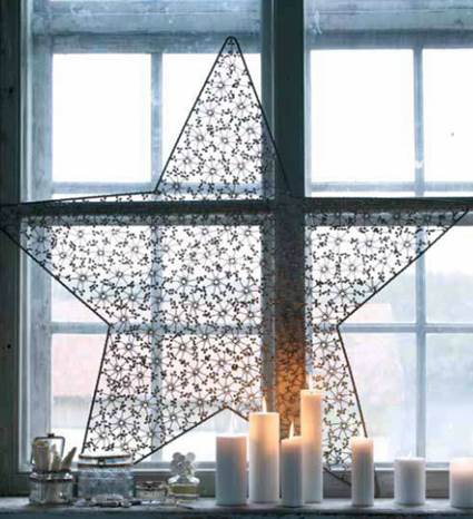 Ventanas decoradas para Navidad