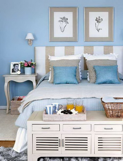 Dormitorios azules