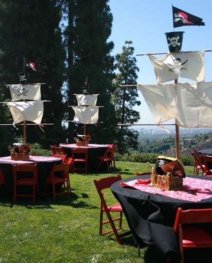 Fiesta pirata en el jardín