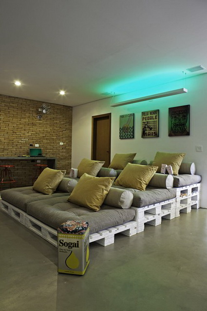 Sillones con palets reciclados