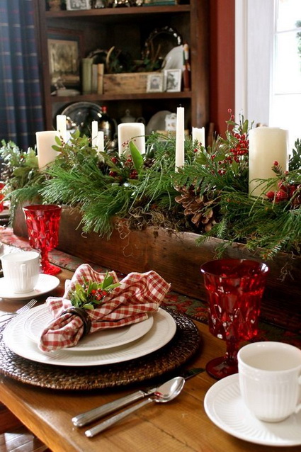Centro de mesa Country Chic