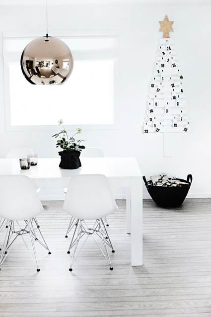 Deco navideña minimalista