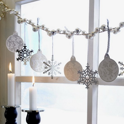 Decoración navideña para ventanas