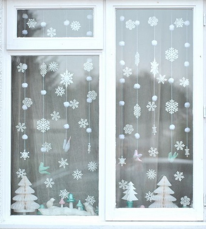 Ventana navideña
